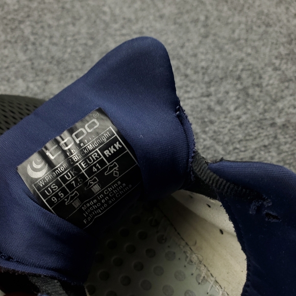 Topo Phantom 2 Womens 9.5 Running Shoes Athletic Sneakers Black Midnight - Picture 11 of 12